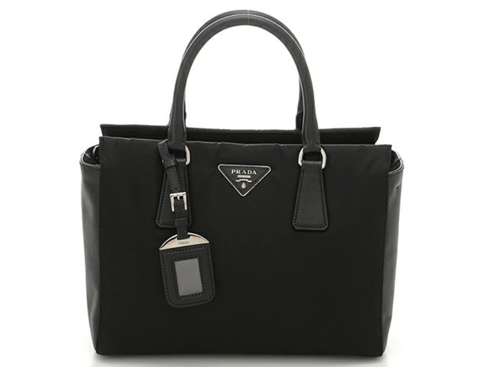 Prada Bag Shoulder Saffiano Leather Nero Black